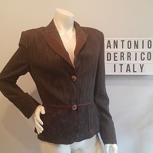 Antonio D'errico Women's Brown Blazer